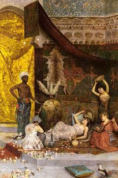 unknow artist Arab or Arabic people and life. Orientalism oil paintings  504